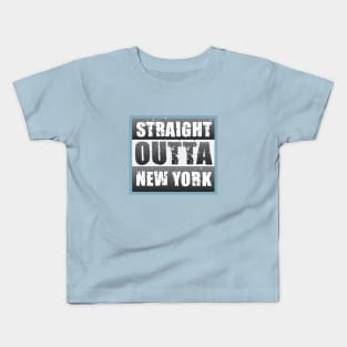 Straight Outta New York Kids T-Shirt